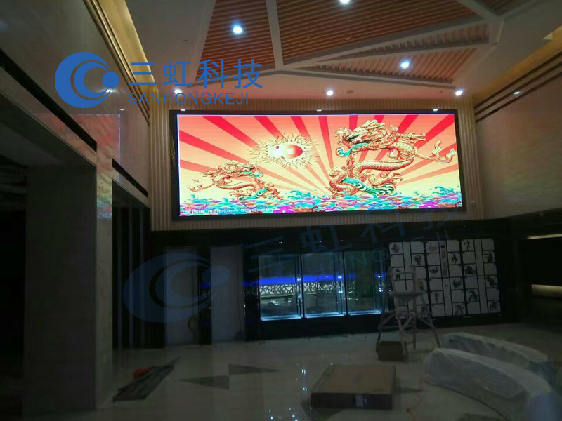 甘肃酒泉益旺国际大地影院p3LED电子显示屏