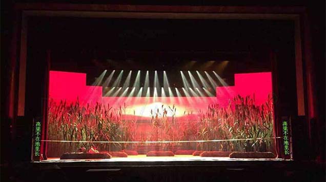 山西晋剧院高刷新率舞台LED屏点亮，效果震撼