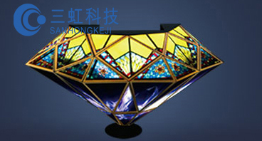 钻石酒吧DJ台显示屏